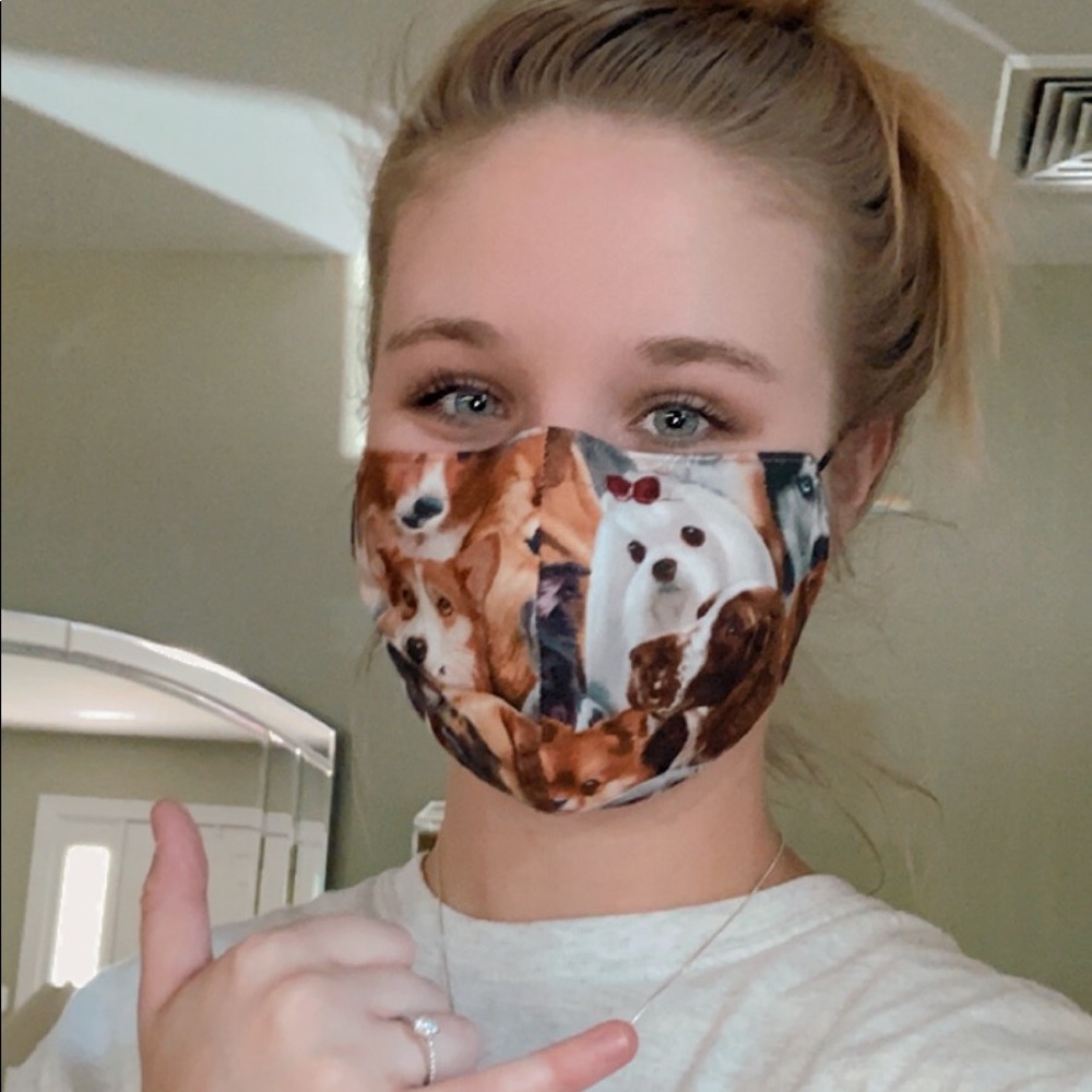 Face mask 🤎🖤🤍 - Picture 2 of 2